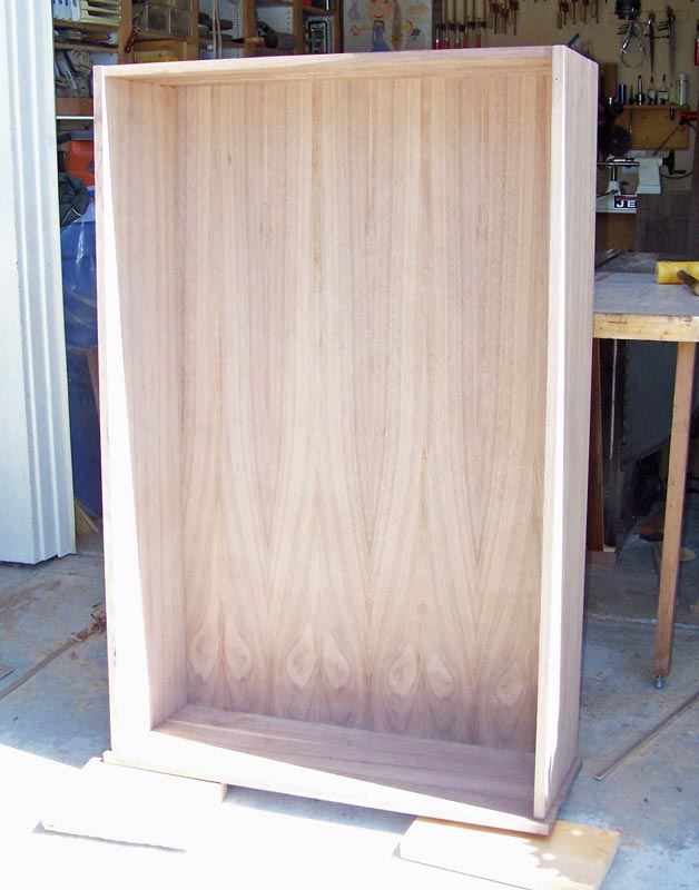Upper cabinet dry fit
